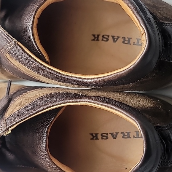 Trask brown suede and leather high top sneakers size 10M - Picture 8 of 8